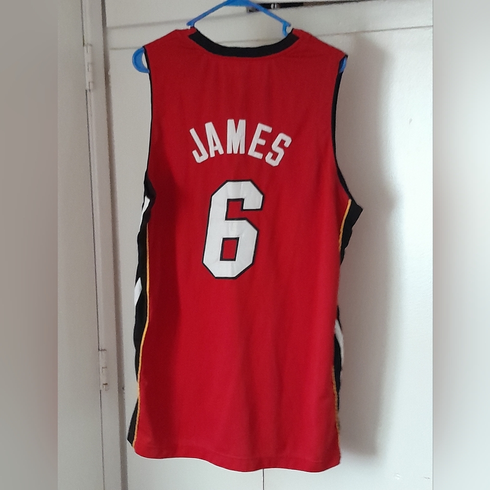 Miami Heat Rare Hardwood Classic- LeBron James Jersey.